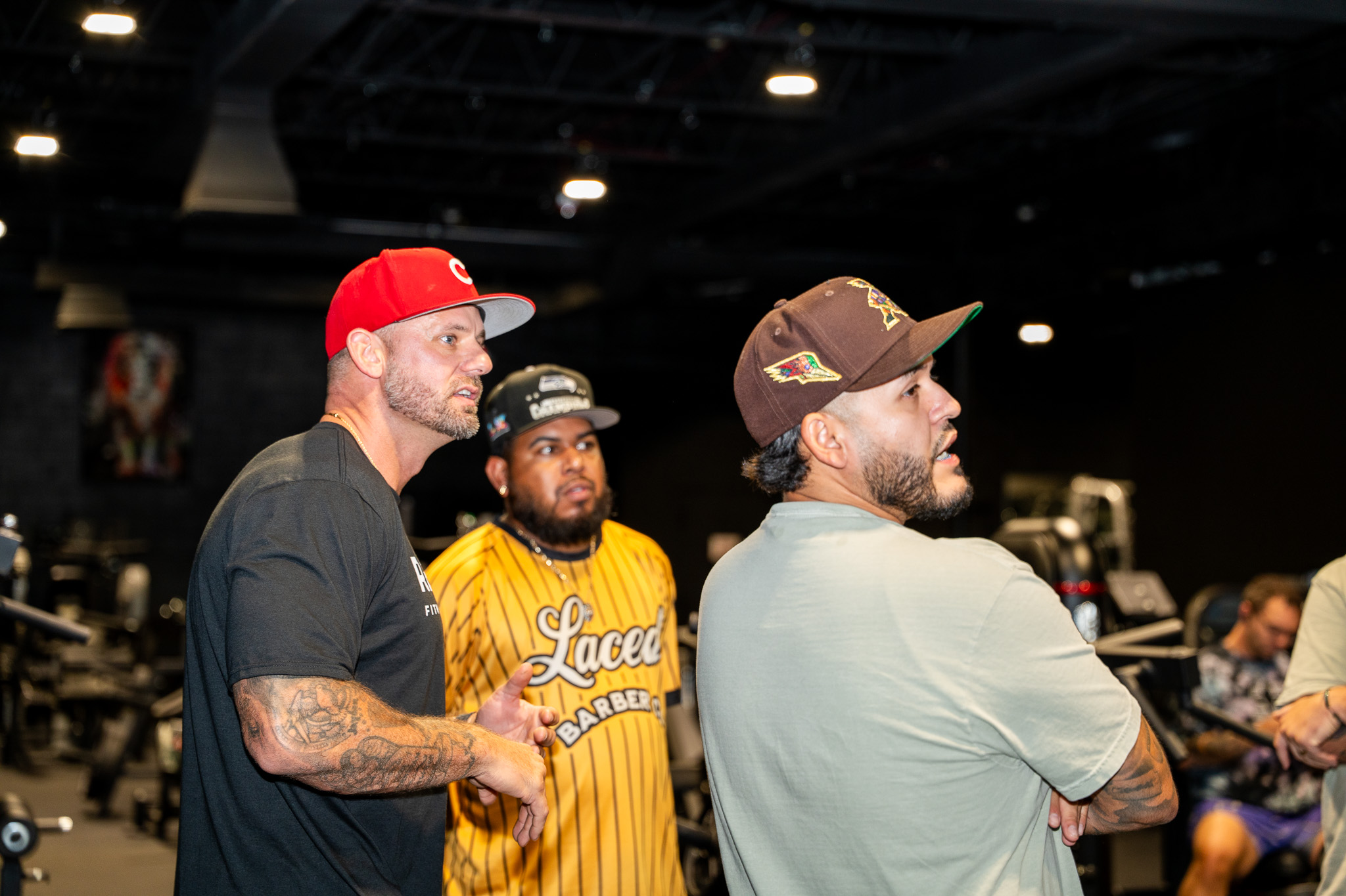 Cody with the Laced barbers offering free haircuts