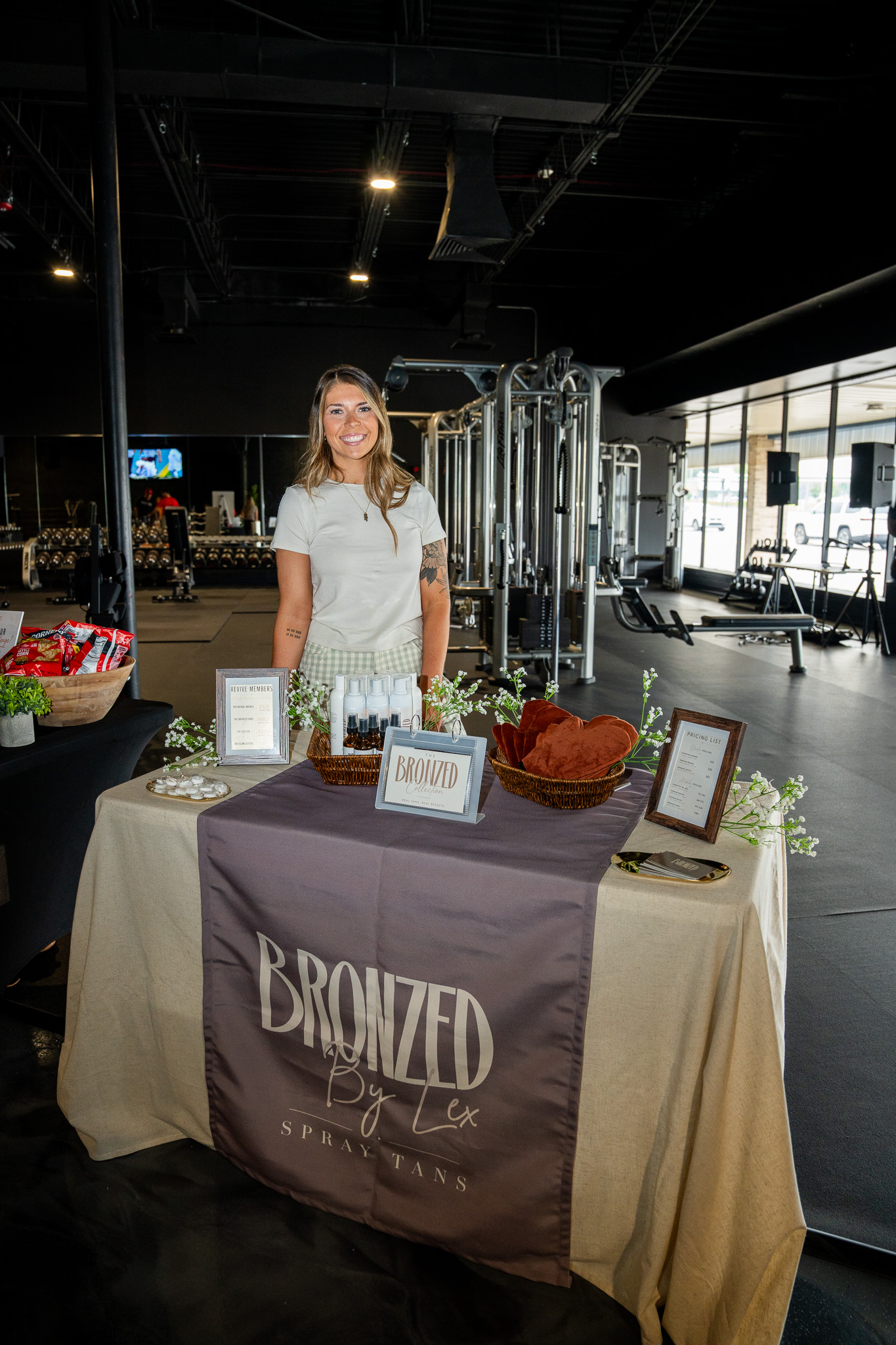 Bronzed by Lex at the REVIVE grand opening