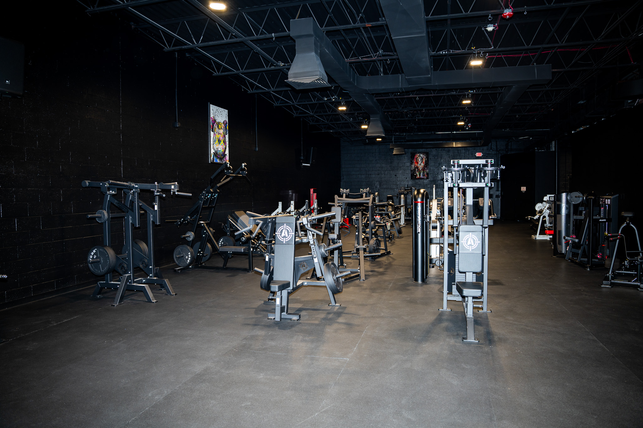 The training floor at REVIVE, Fort Wayne