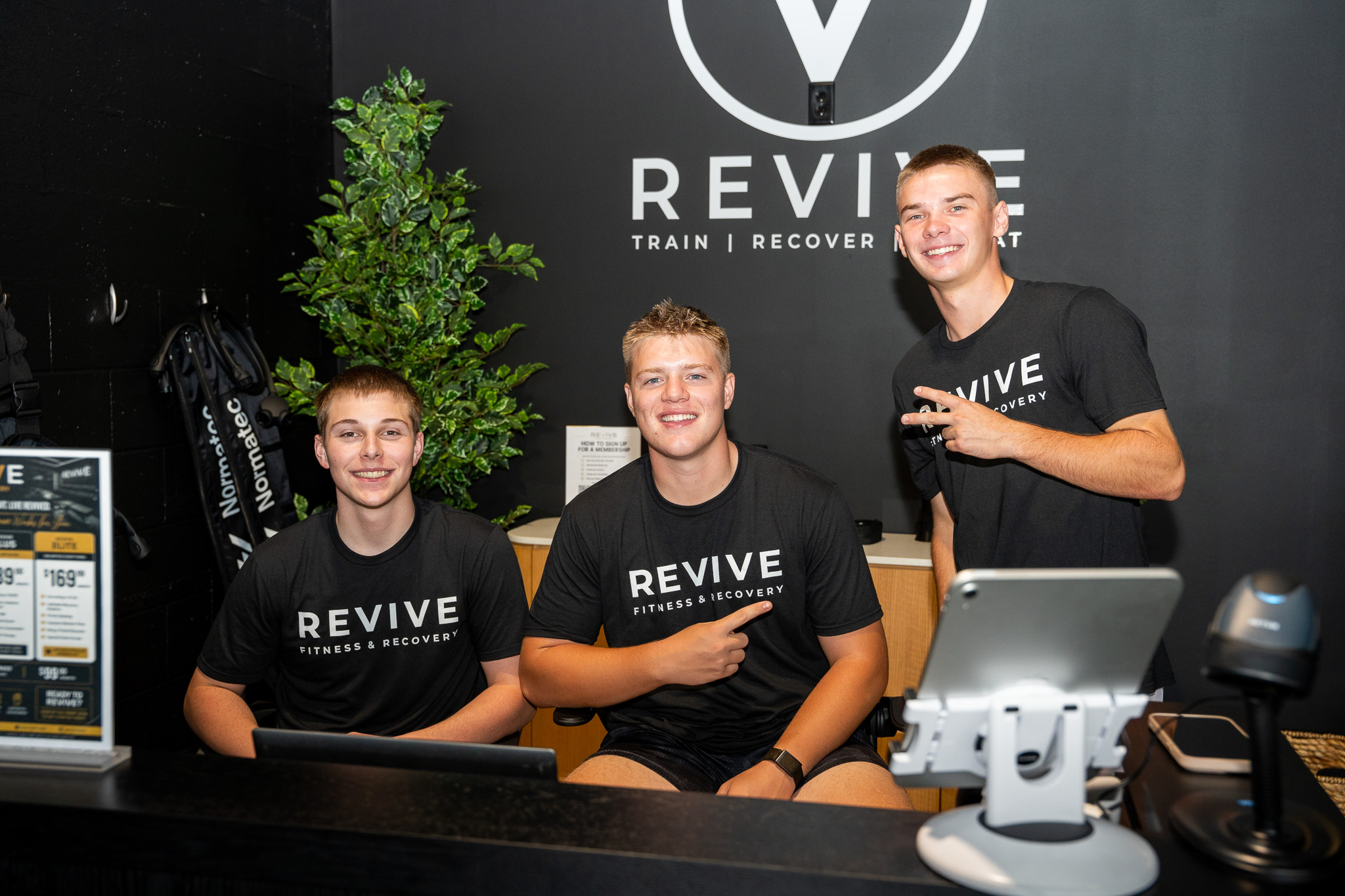 The REVIVE team on grand opening day